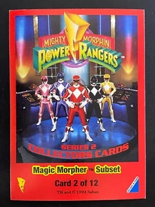 Blue Ranger 1994 Collect-A-Card Power Rangers Magic Morpher Subset Karte #2 - Bild 1 von 2