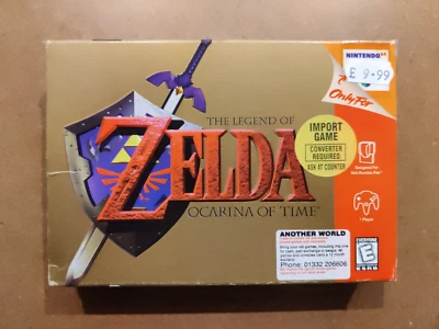 The Legend of Zelda: Ocarina Of Time N64 Nintendo 64 NTSC U USA Boxed w/ Manual - Image 1 of 4