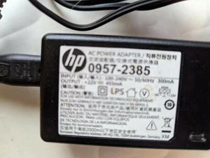 Original 10W HP Deskjet 2620 All-in-One Printer AC Adapter + Power Cord - Picture 1 of 3