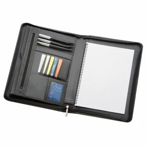 Chelsea A4 Leather Compendium made from full grain leather with contrast stitchi - Picture 1 of 4