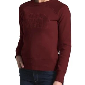 THE NORTH FACE Sobranta Crew Neck Burgundy Sweatshirt Cozy Outdoor Size XL - Picture 1 of 5