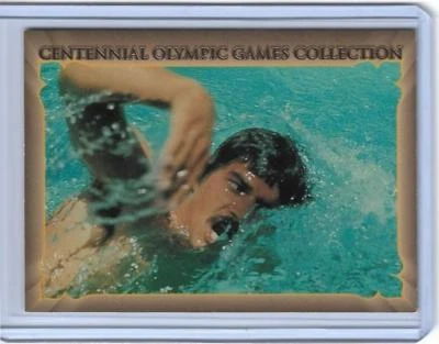 Tarjeta de natación Mark Spitz de los Juegos Olímpicos del Centenario 1996 # 60 ~ múltiples Foto 1 de 2
