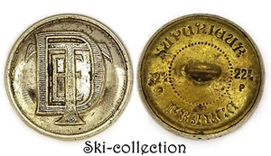Button Tde Tramways Of Dunkerque And Extensions (1902-1931) France 20 MM - Picture 1 of 3