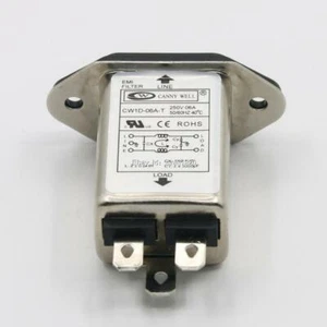 1PC AC Power Socket EMI Power Purification Filter AC110V-250V CW1D 3A / 6A / 10A - Picture 1 of 9