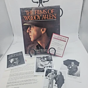 Rare Films of Woody Allen 1986 Harmony Review Copy 1st Ed. Letter Promo photos - Picture 1 of 18