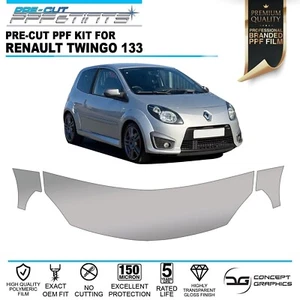 Cofano Ali Protezione Pietra PPF Pellicola Protezione Vernice Per Renault Sport Twingo 133 - Foto 1 di 4