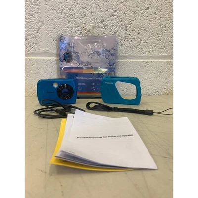 Polaroid 16MP Waterproof Digital Camera w 4x Zoom, 2.4 Inch Screen BLUE/BLACK - Image 1 of 4