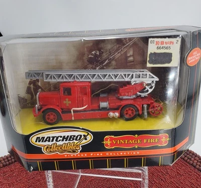 Matchbox Collectibles Vintage Fire  1932 Mercedes - Benz Ladder Truck (C19) - Image 1 of 4