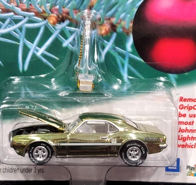 Johnny Lightning 68 1968 Pontiac Firebird 400 H.O. Holiday Muscle Christmas Car - Image 1 of 2