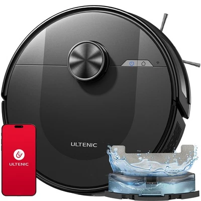 Ultenic D10 Robot Vacuum Cleaner with Mop 5000Pa, Precision Lidar Navigation - Image 1 of 2