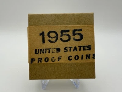 1955 SILVER PROOF SET UNOPENED SEALED BOX BRAND NEW 5 COINS - Image 1 of 4