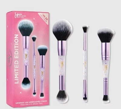 It Cosmetics*Trío de brochas faciales y de ojos edición limitada*/Nuevo en caja. Foto 1 de 4