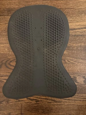 Meia almofada de gel Acavallo - Preta - Imagem 1 de 4