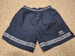 Pantalones Cortos Umbro Vintage Grandes Azul Fútbol Nylon Y2K - Imagen 1 de 6