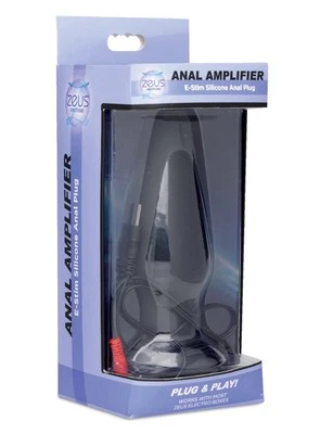 AMPLIFICADOR Anal ZEUS-ELECTRO E-Stim Anal Silicona Butt Plug Foto 1 de 4