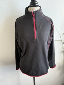Salomon Advanced Skin 1/4 Zip Up Long Sleeve Base Layer Hiking Warm Black - Picture 1 of 9