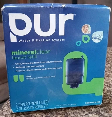 PUR Plus RF-9999 Faucet Filter Replacements - Pack of 2 Filters NEW OLD STOCK - Image 1 of 4