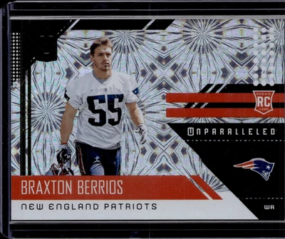 2018 Panini Unparalleled Braxton Berrios Fireworks Rookie 1/5 - Image 1 of 2
