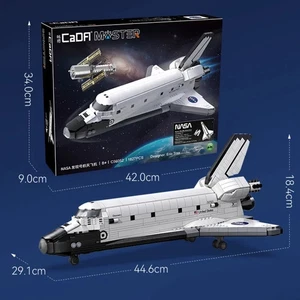NASA Space Shuttle Discovery building blocks 1827 Pcs birthday christmas gift - Picture 1 of 12