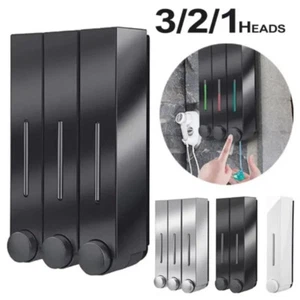 420ML Soap Dispenser Wall-Mount Shower Bath Shampoo Dispenser Liquid Container - Picture 1 of 39