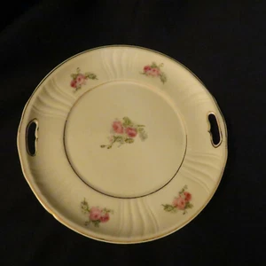 Roses Design Serving Plate Allegre Munie 10.75 inches - Picture 1 of 11
