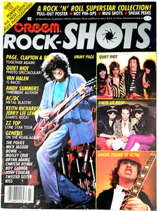 Creem Rock Shots Magazine March 1984 Van Halen, Crue, Quiet Riot, Jimmy Page - Picture 1 of 12