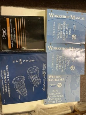 Ford Explorer Mercury Mountaineer Sport Trac 2010 conjunto manual de taller OEM + Foto 1 de 4