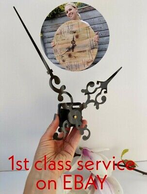 Clock Kit Mechanism Movement Quality Silent Quartz DIY  LARGE Hands Wall Clock • 8.50£