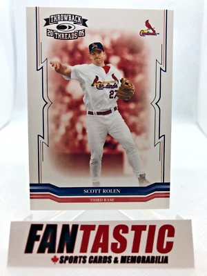 Scott Rolen #66 2005 Donruss Throwback Threads St. Louis Cardinals - Image 1 of 2