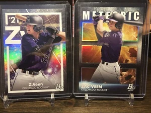 Zac Veen Lot 🔥 - 2021 Bowman Platinum Meteoric AND 2021 BP Precious Element - Bild 1 von 5