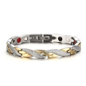 Edelstahl Schmuck Stahl Titan Magnetarmband Damen Magnetarmband Magnetisches Arm - Bild 1 von 6