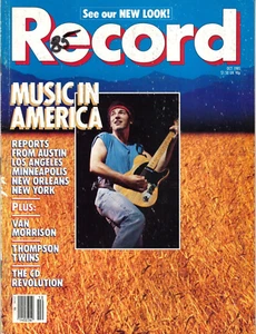 Plattenmagazin Oktober 1985 Bruce Springsteen Van Morrison Thompson Zwillinge UTFO - Bild 1 von 20