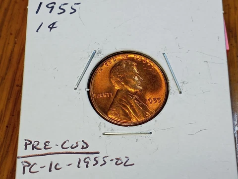 2 Coin Variety/Error Lot 1955 Pre Cud & 1960 D/D/D lg dt RPM-007 Cover