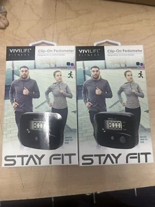(2er Pack) Vivi Life Fitness Clip On Schrittzähler Fit bleiben - Bild 1 von 2