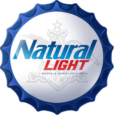 Natural Light Beer Bottle Cap Color Vinyl Decal Sticker Waterproof