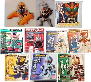 10 pc Kamen Rider W Tatoba 000 Drive Blade Faiz Gaim Mach Heat Fourze Bandai set - Picture 1 of 6
