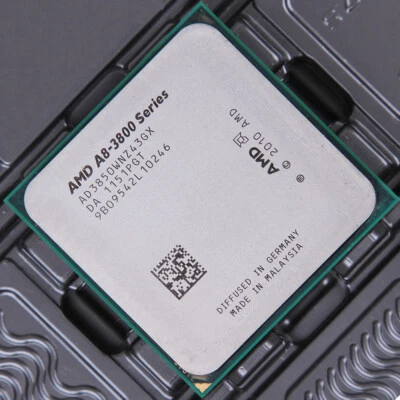 AMD A8-Series A8-3850 2.9 GHz  Socket FM1 AD3850WNZ43GX CPU Processor 100W - Image 1 of 4