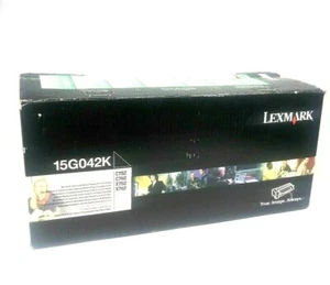 Lexmark 15G041K Schwarz Tonerkassette Original OPEN BOX VERSIEGELTER BEUTEL - Bild 1 von 3