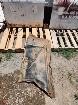 Panel de guardabarros interior izquierdo lado del conductor OEM 1958-1959 Chevrolet, camioneta GMC Foto 1 de 3