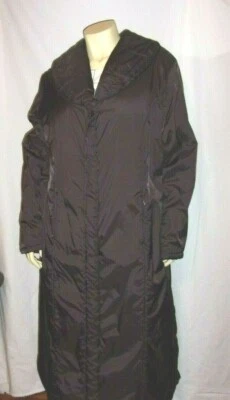 Abrigo Dennis By Dennis Basso Acento Marrón con Forro Estampado Animal, Talla XL Foto 1 de 4