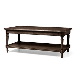Maven Lane Traditional Rectangular Wooden Coffee Table, Antiqued Brown (Used) - Picture 1 of 6