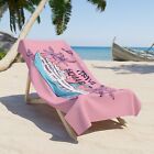 Copy of Beach Towel Personalized Family Cruise Vacation Pink