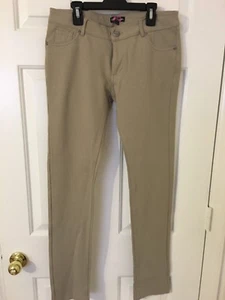 New womens designer Body Central Large Tan Brown pants Beige - Picture 1 of 3