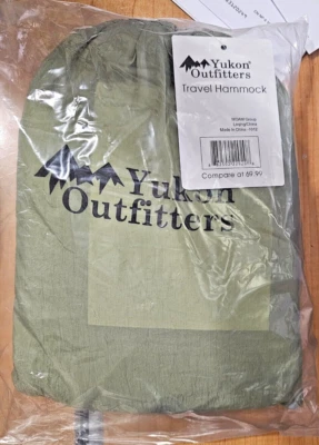 YUKON Outfitters Hamaca de Viaje Camping, Caza, Placer, Militar Nueva Sellada Foto 1 de 3