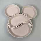 Disney Mickey Mouse Puzzel Ceramic Plates EUC
