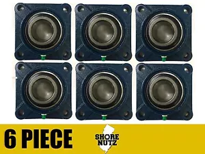 (6 Pieces) 2-3/16" 4 Bolt Flange Bearing, UCF211-35 UCF211 - Picture 1 of 2