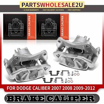 2x Pinza de freno de disco delantera izquierda y derecha con soporte para Dodge Caliber 2007-2012 Foto 1 de 4