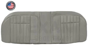 1996 Chevy Impala SS 4 Door Second Row Bottom Perforated Leather Seat Cover Gray - Picture 1 of 4