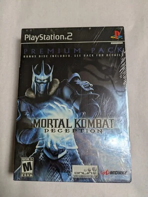 PS2 Mortal Kombat Deception Premium Pack 2 Disc Set - Factory Sealed - Image 1 of 4