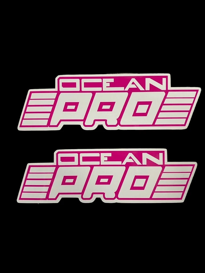 Pegatinas Ocean Pro 7x2 Kawasaki Jet Ski 440 550 650 750 rosa vintage Foto 1 de 1